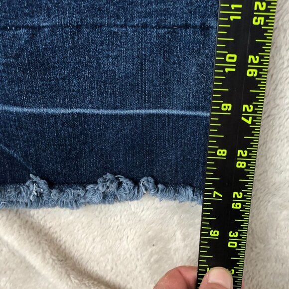 Wallflower Women's Jeans Size 13 Bootcut Blue Denim Frayed Hem Casual Retro Y2K - Picture 3 of 13